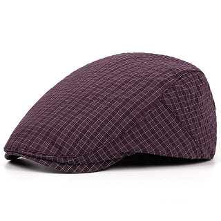 Casquette Légère à Motif Quadrillé