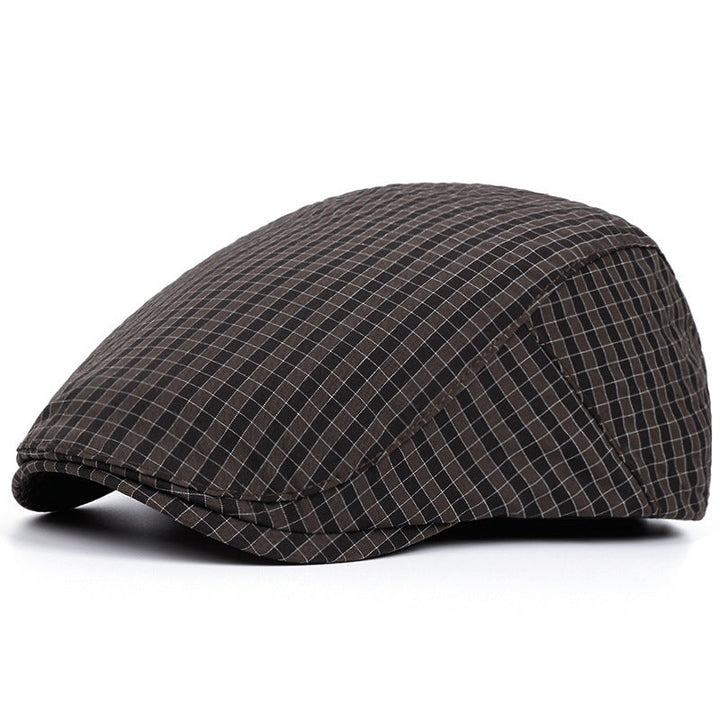 Casquette Légère à Motif Quadrillé