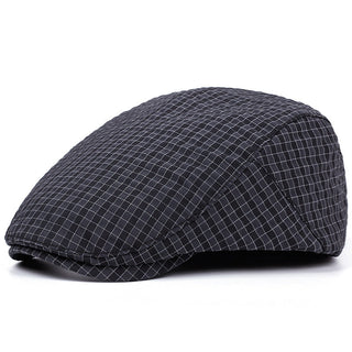Casquette Légère à Motif Quadrillé