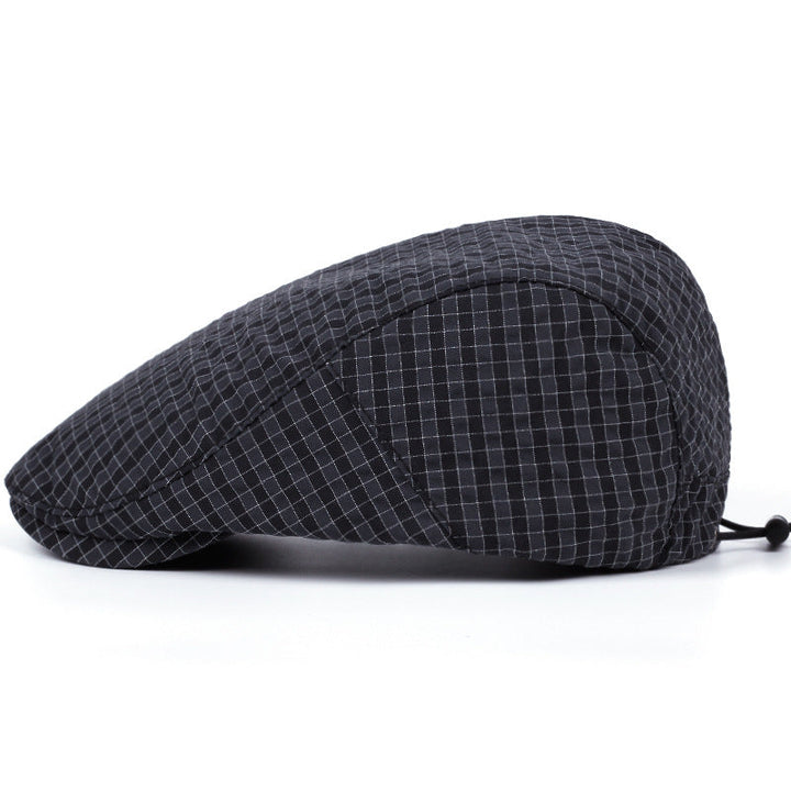 Casquette Légère à Motif Quadrillé