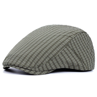Casquette Légère à Motif Quadrillé