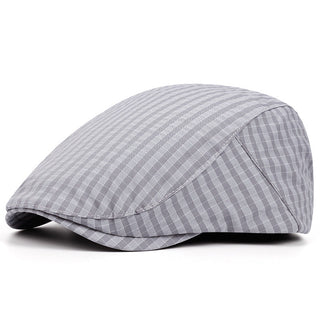 Casquette Légère à Motif Quadrillé