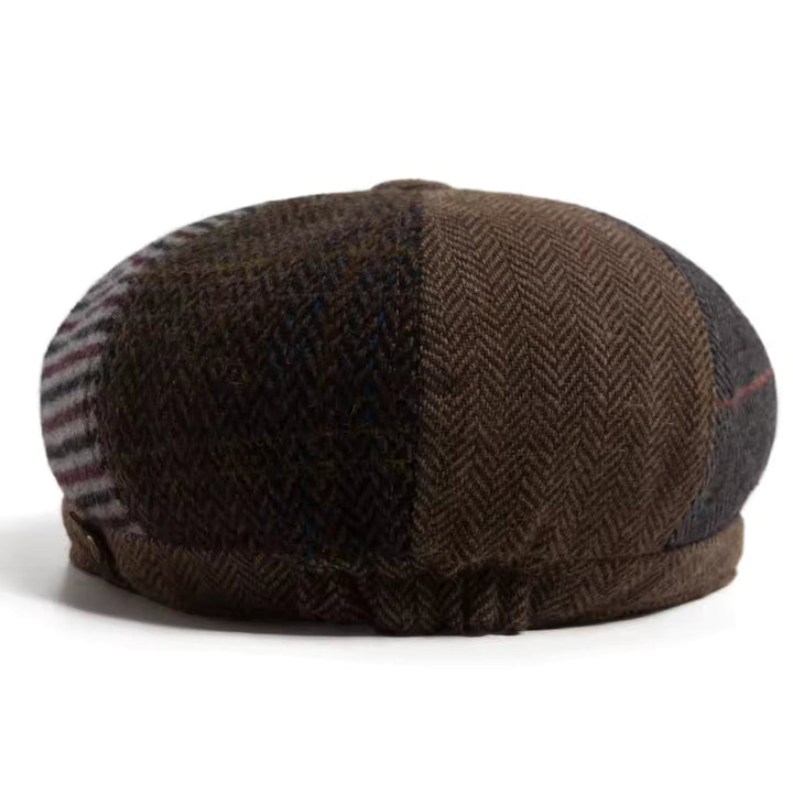 Casquette en Laine Patchwork