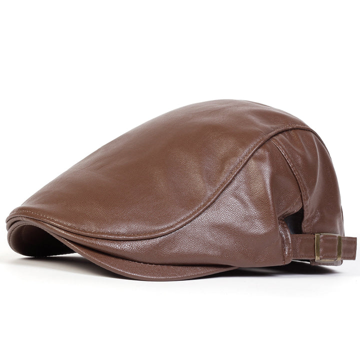 Casquette Chauffeur en Cuir