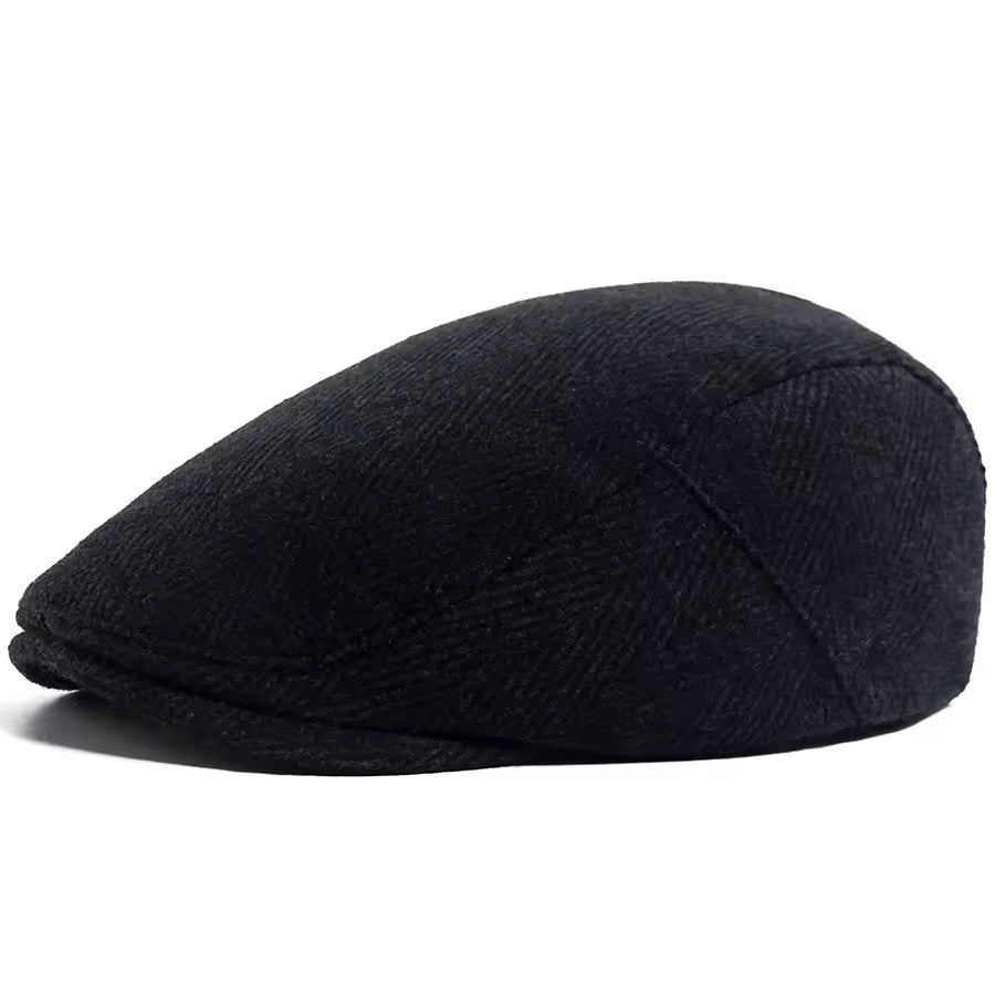 Casquette en Laine à Chevrons