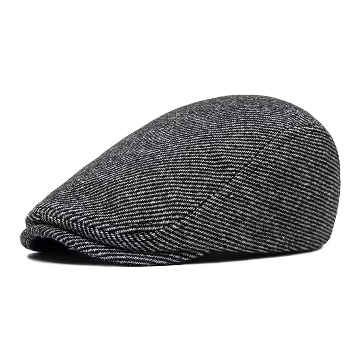 Casquette Plate en Tweed