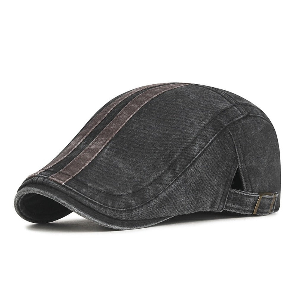 Casquette en Denim Rayé