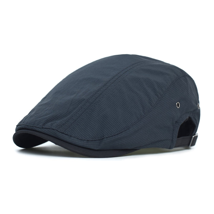 Casquette Rayée en Coton