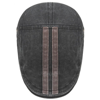 Casquette en Denim Rayé