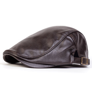 Casquette Chauffeur en Cuir