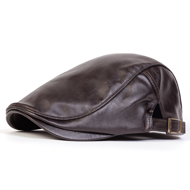 Casquette Chauffeur en Cuir