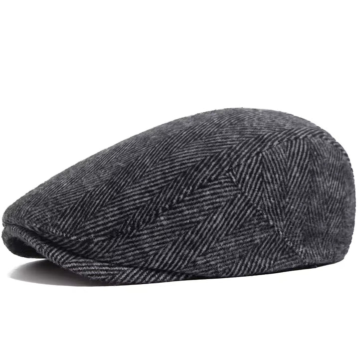 Casquette en Laine à Chevrons