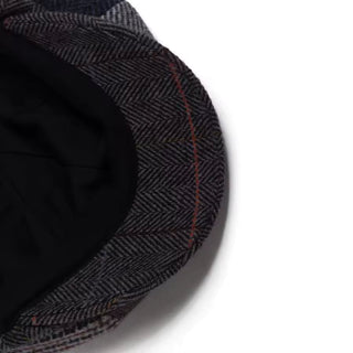 Casquette en Laine Patchwork