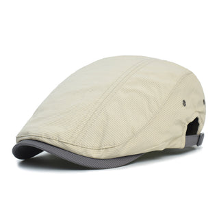 Casquette Rayée en Coton