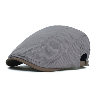 Casquette Rayée en Coton