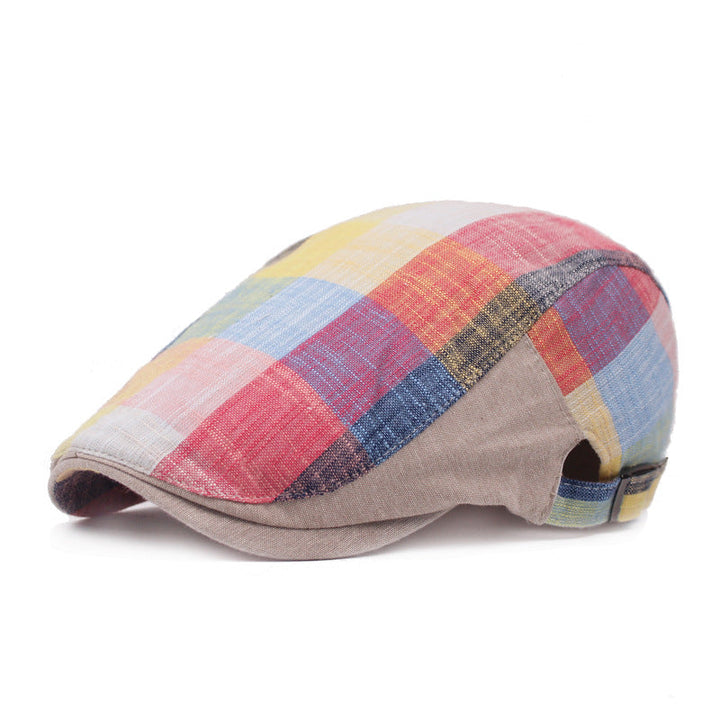 Casquette à Carreaux Vintage