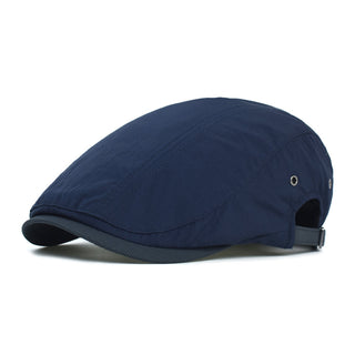 Casquette Rayée en Coton