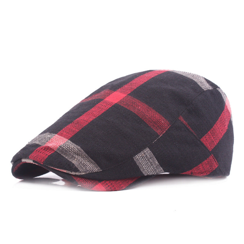 Casquette à Carreaux Vintage