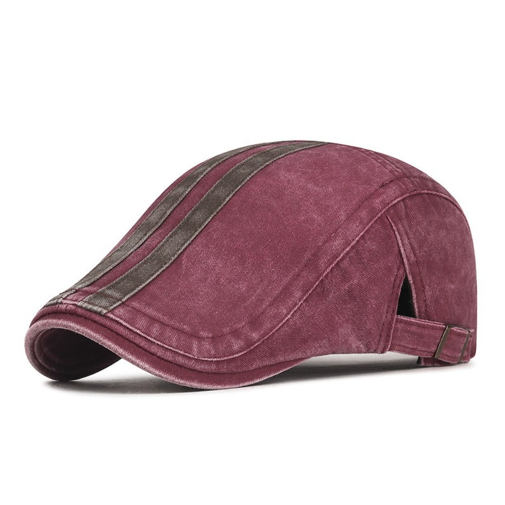Casquette en Denim Rayé