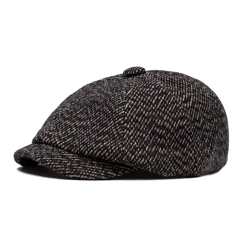 Casquette Gavroche en Tweed