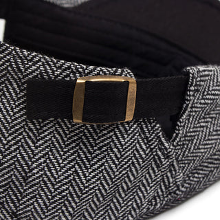 Casquette Chauffeur en Laine à Chevrons