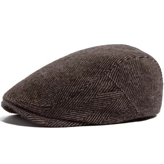 Casquette en Laine à Chevrons