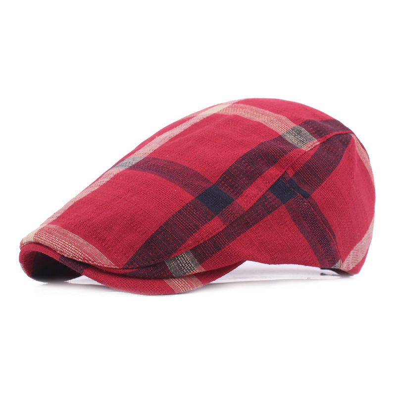 Casquette à Carreaux Vintage