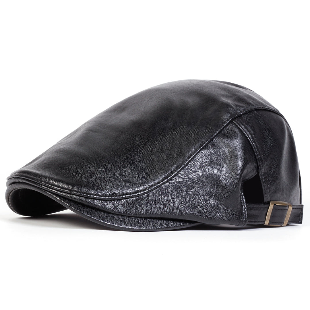 Casquette Chauffeur en Cuir