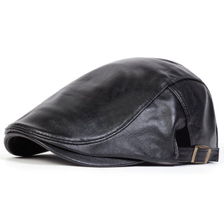 Casquette Chauffeur en Cuir