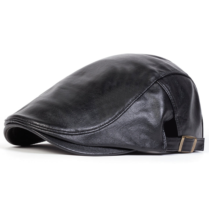 Casquette Chauffeur en Cuir