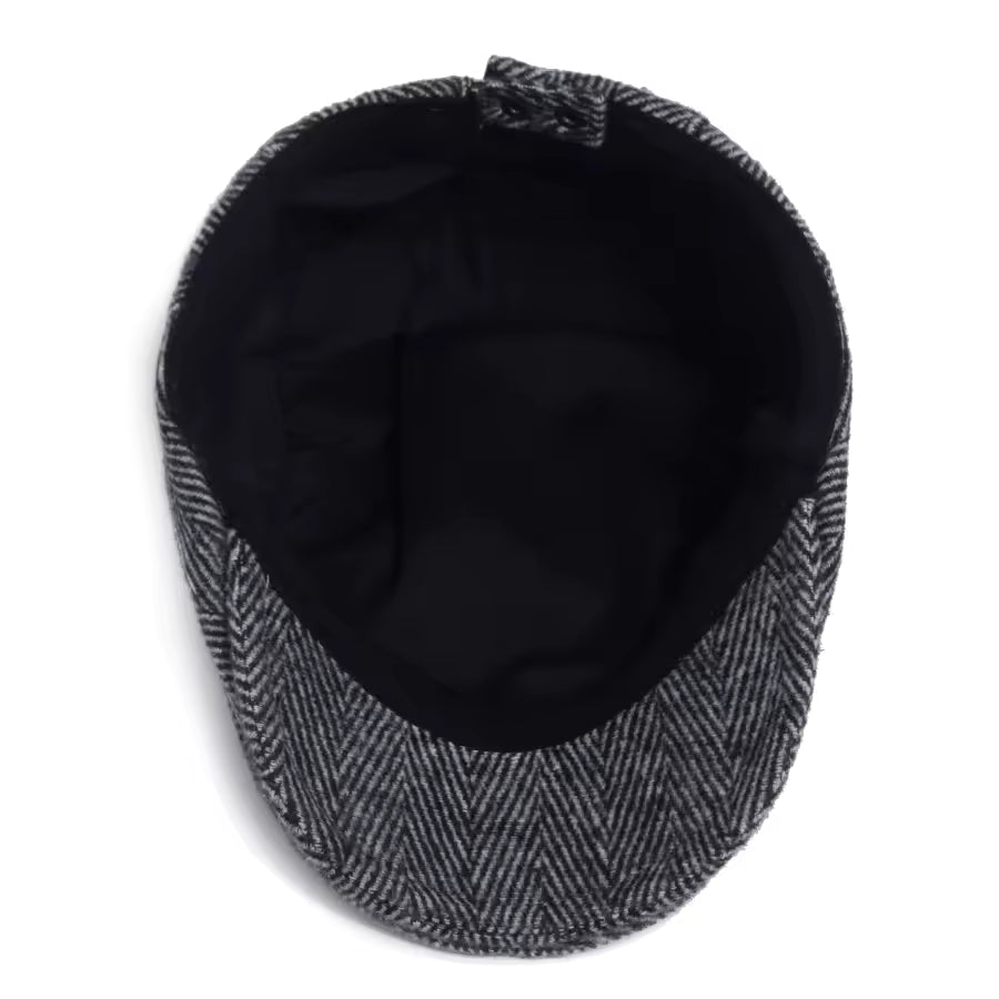 Casquette en Laine à Chevrons