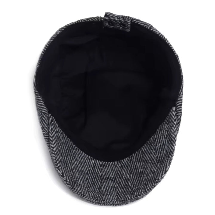Casquette en Laine à Chevrons