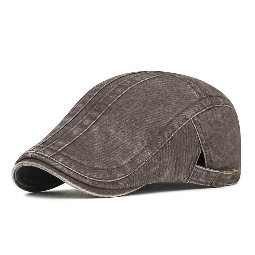 Casquette en Denim Rayé
