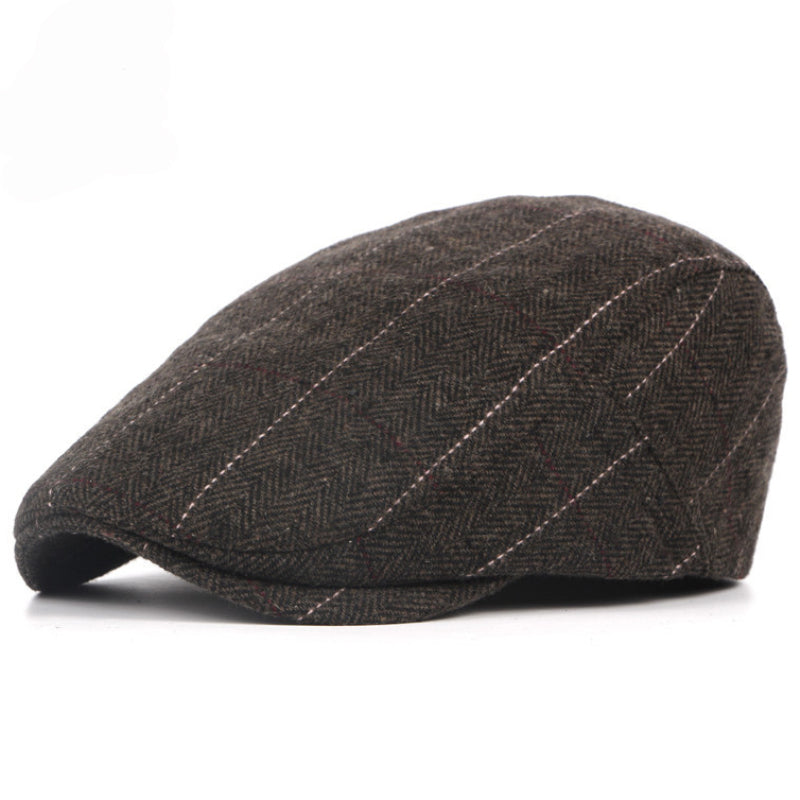 Casquette Rayée à Chevrons
