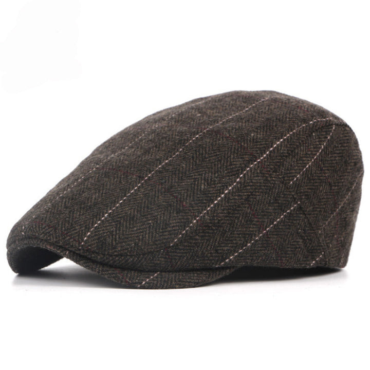Casquette Rayée à Chevrons
