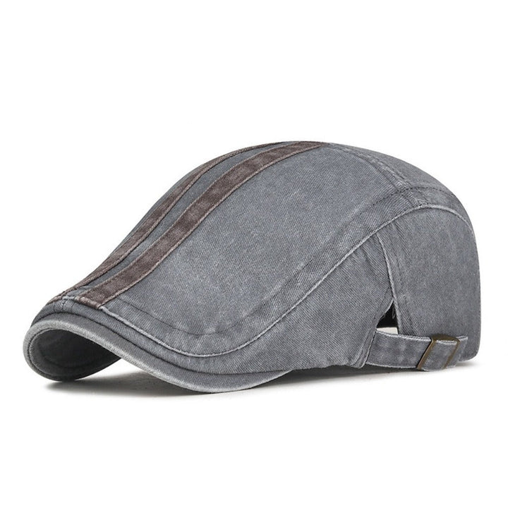 Casquette en Denim Rayé