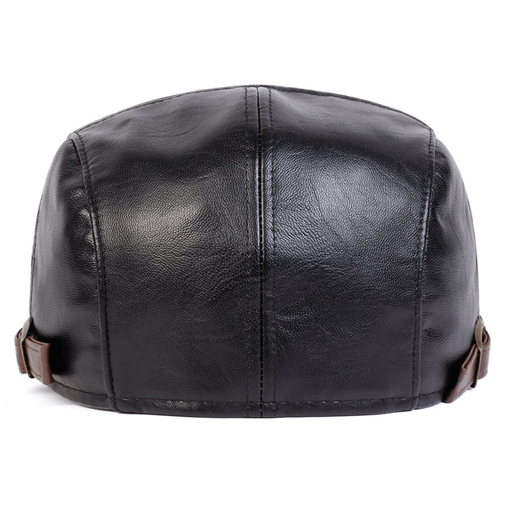 Casquette Chauffeur en Cuir