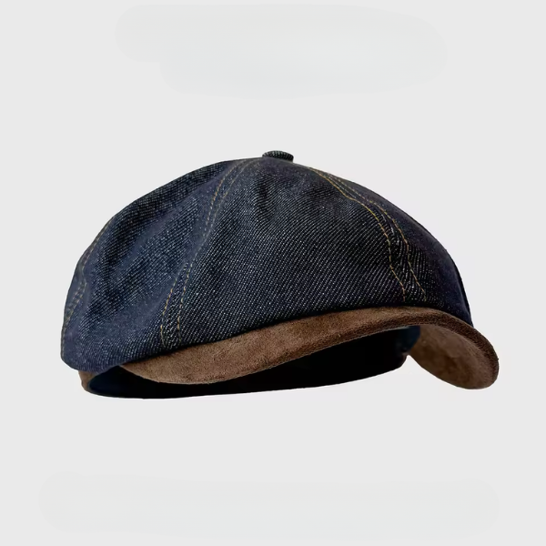 Casquette Ouvrier en Denim